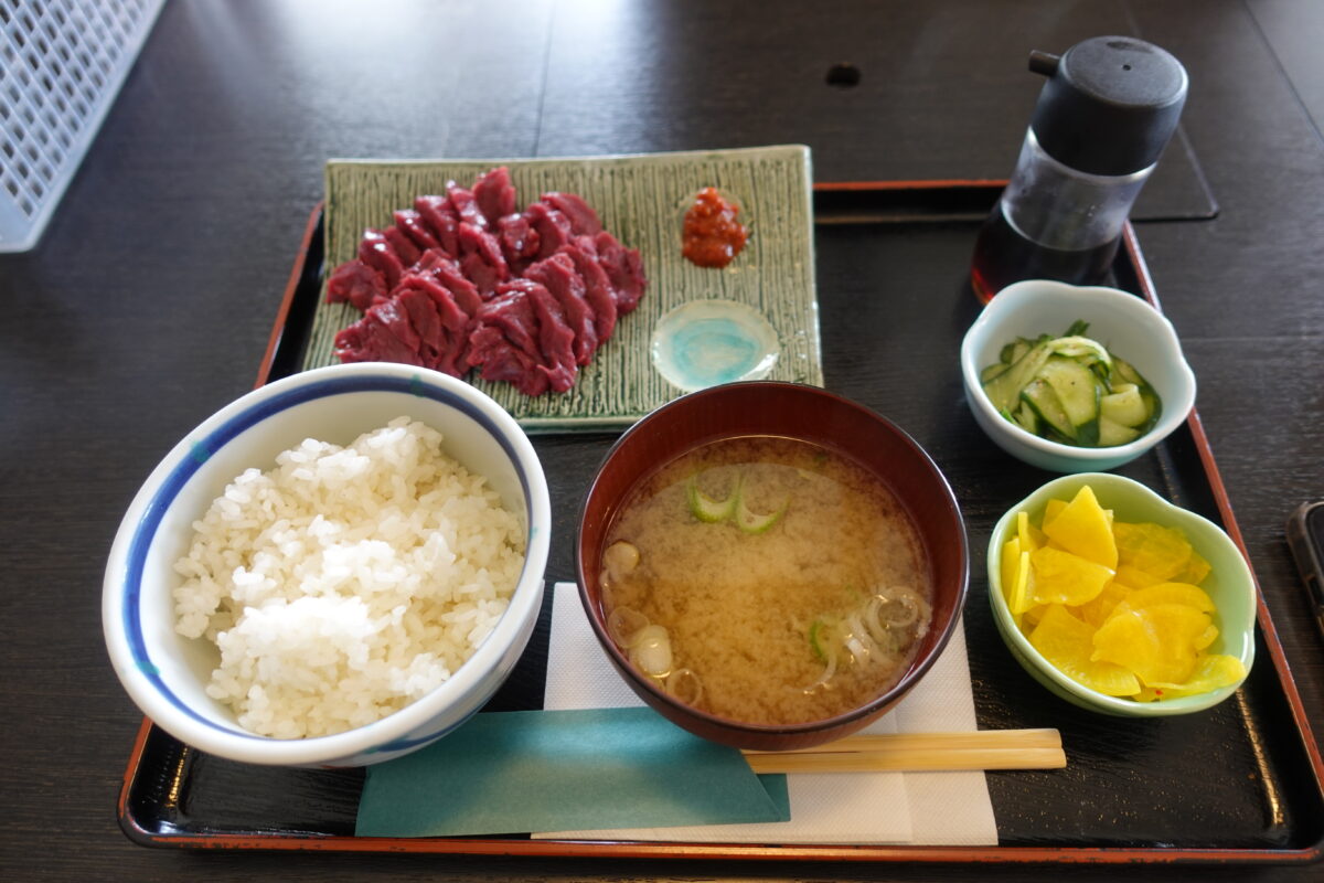 田部畜ミート(タベチクミート) 馬刺し定食